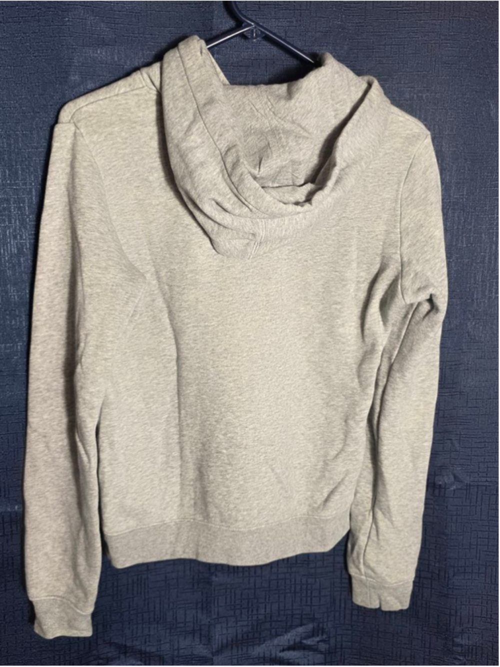 Women's Nike Gray Hoodie Sweatshirt with White Swoosh, Size S Athletic - Picture 4 of 4